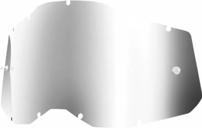 Lente di ricambio a SPECCHIO SILVER per 100% ACCURI 2 BAMBINO - STRATA 2 BAMBINO