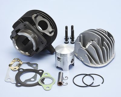 GRUPPO TERMICO POLINI 75cc IN GHISA per PIAGGIO APE 50