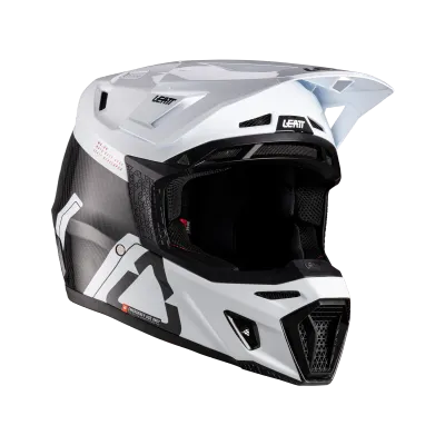 CASCO LEATT 9.5 CARBON WHITE con TECNOLOGIA 360° TURBINE