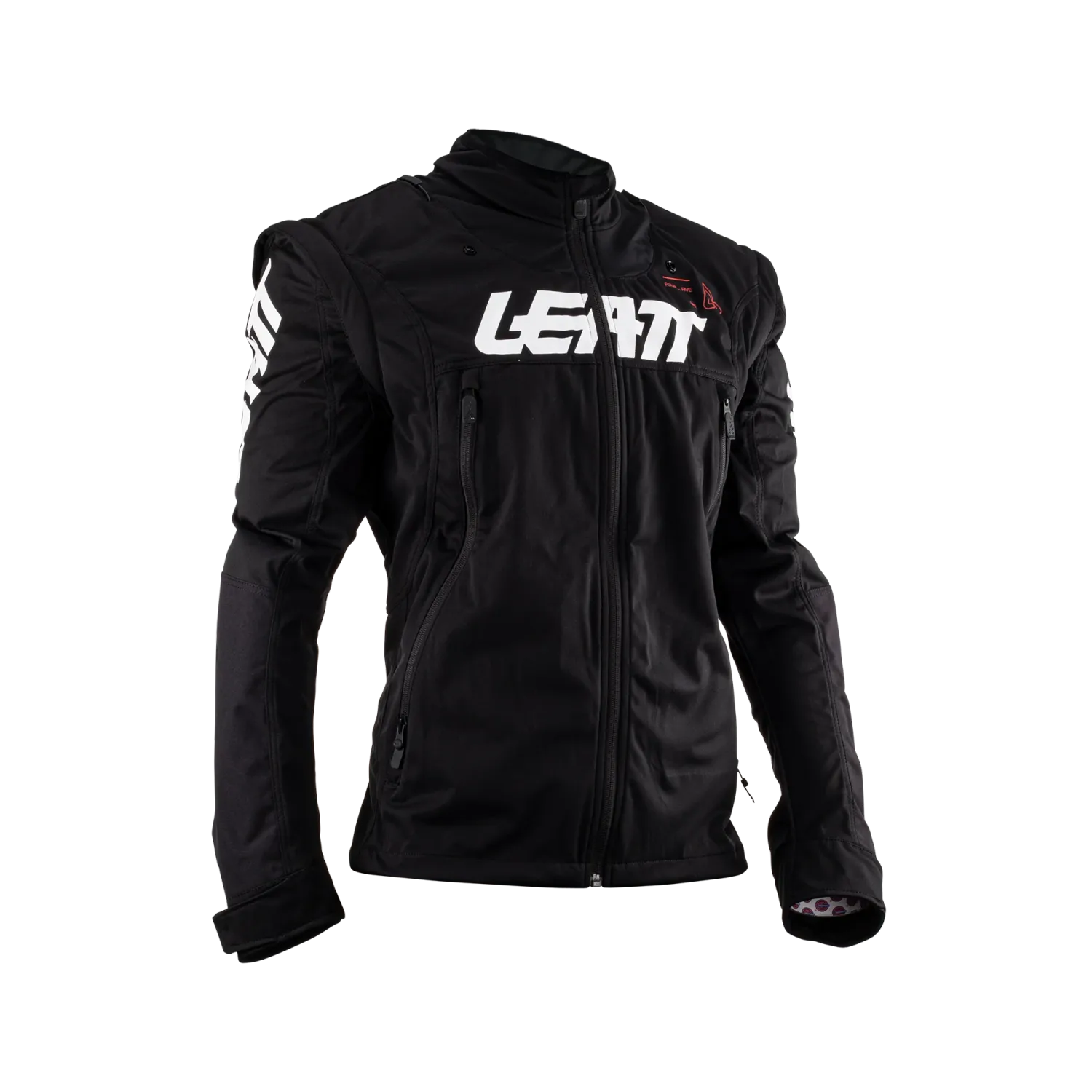 LEATT Giacca Moto 4.5 Lite ultra leggera e impermeabile con maniche rimovibili NERA