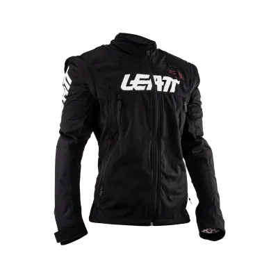 LEATT Giacca Moto 4.5 Lite ultra leggera e impermeabile con maniche rimovibili NERA