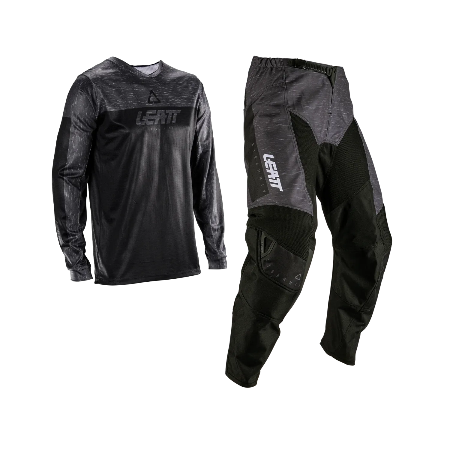 COMPLETO LEATT 3.5 STEALTH BLACK - GREY