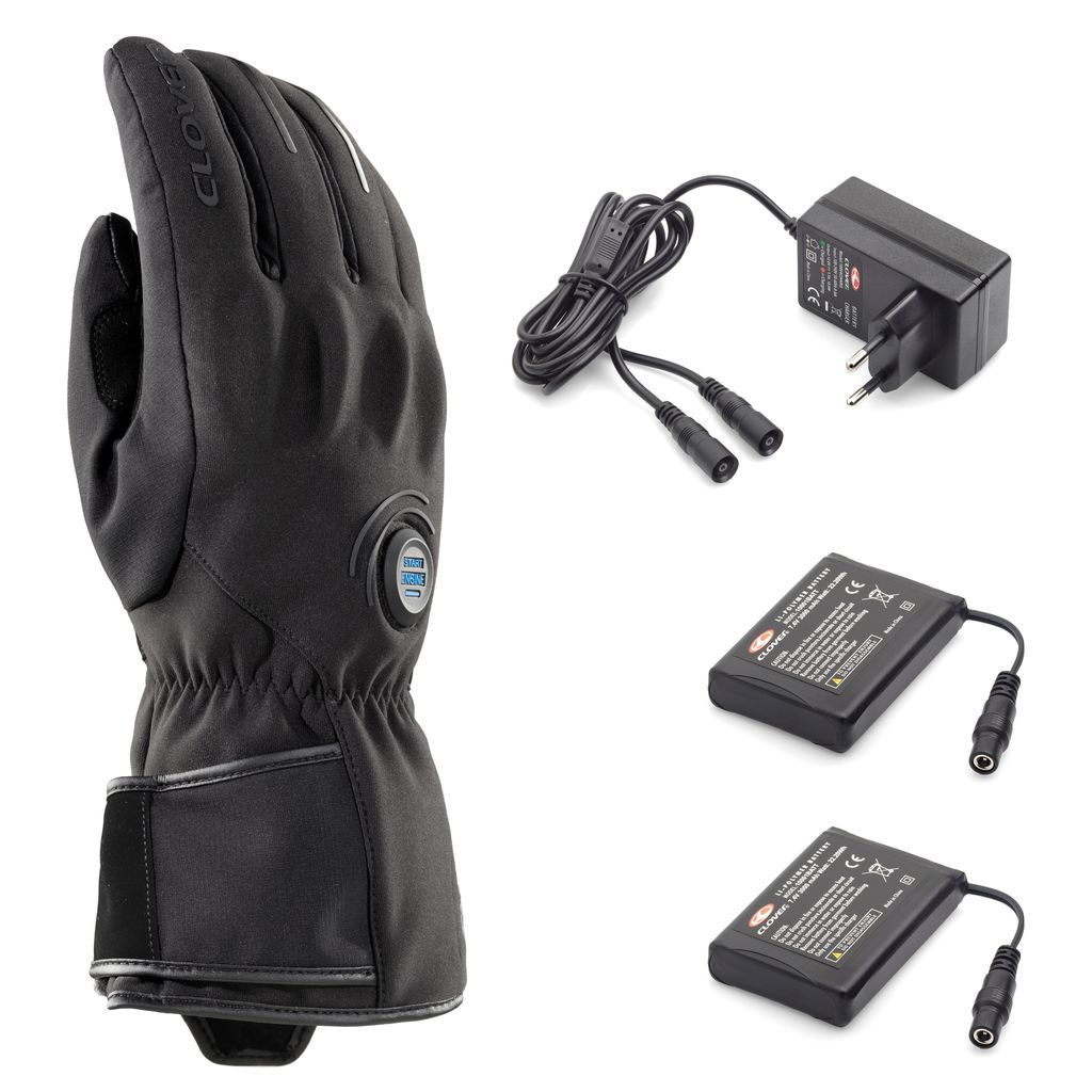 Guanti CLOVER Riscaldabili METRO WP colore NERO