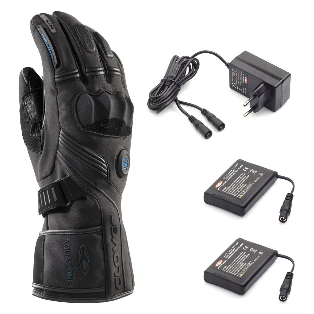 Guanti CLOVER Riscaldabili POLAR-2 WP colore NERO