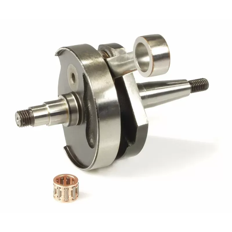 ALBERO MOTORE NUOVA MAZZUCCHELLI ANTICIPATO con BIELLA LUCIDA per VESPA con CONO 19mm e CORSA 43mm
