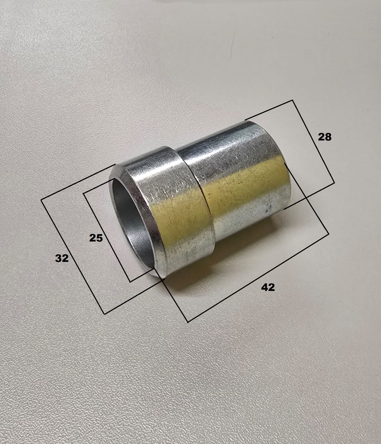 BOCCOLA RIDUZIONE MARMITTA - CILINDRO AM6 25x28/32x42