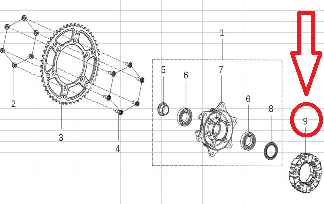 KIT PARASTRAPPI originale KOVE 450 RALLY/RALLY PRO