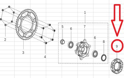 KIT PARASTRAPPI originale KOVE 450 RALLY/RALLY PRO