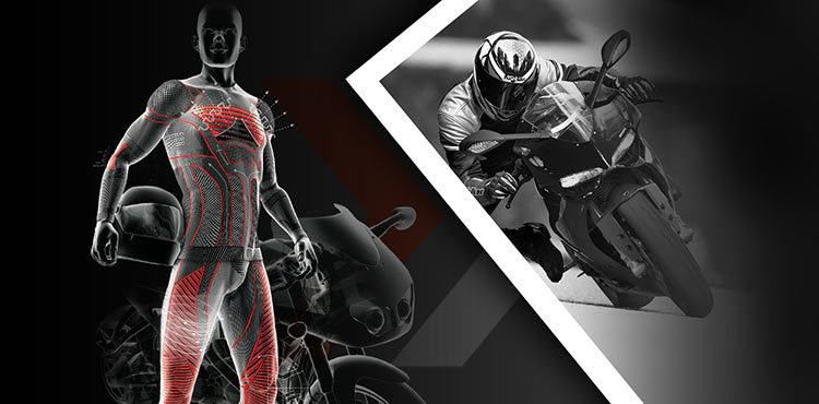 X-Bionic Moto Energizer Lt 3/4 Pantaloni Uomo - Termici, Slim Fit Per Moto E Sport - Foto 2