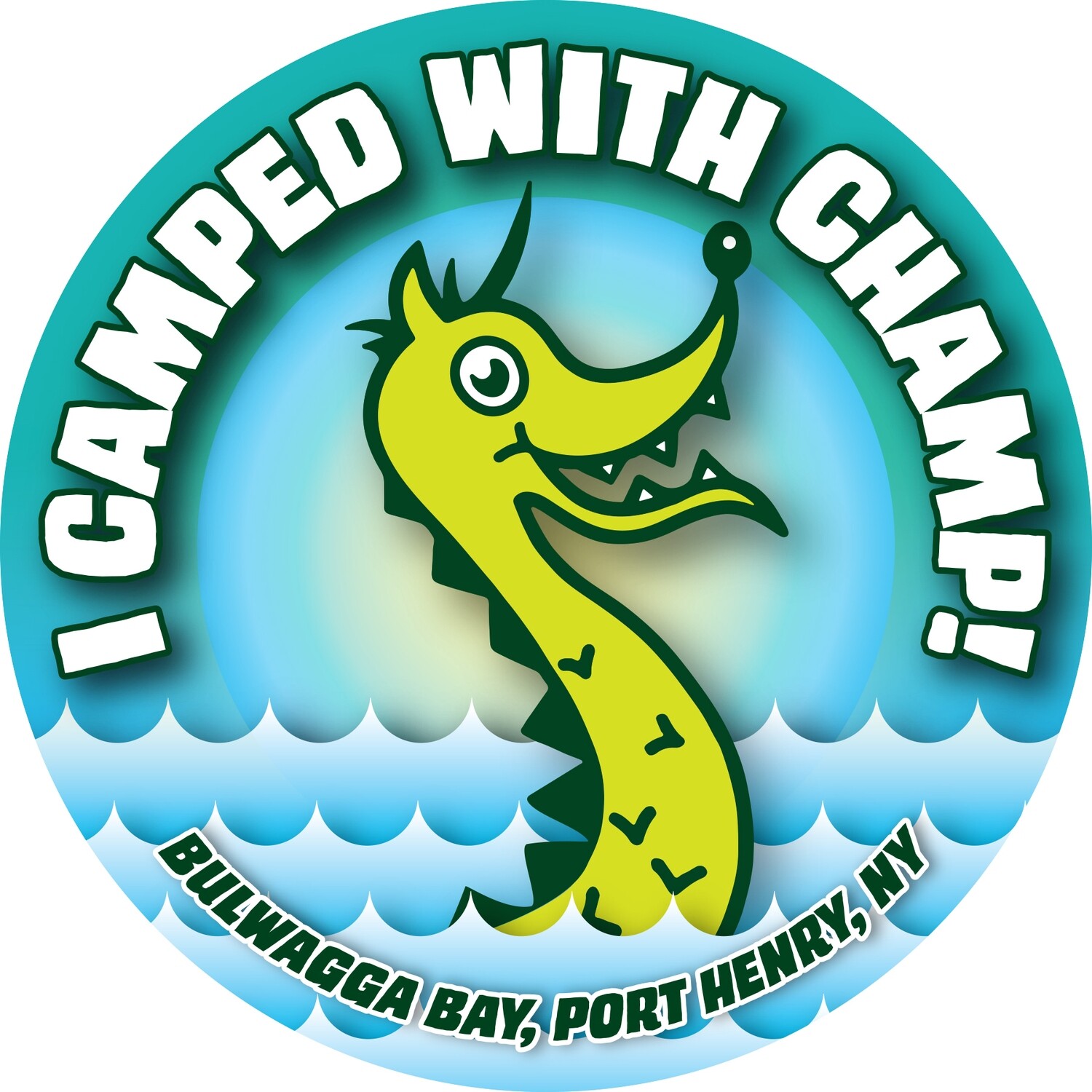 I Camped with Champ, Bulwagga Bay Sticker