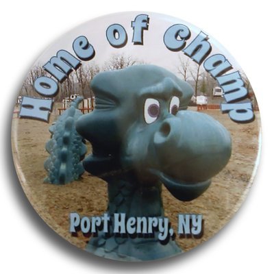 Home of Champ, Port Henry, NY 2.25” Round Button