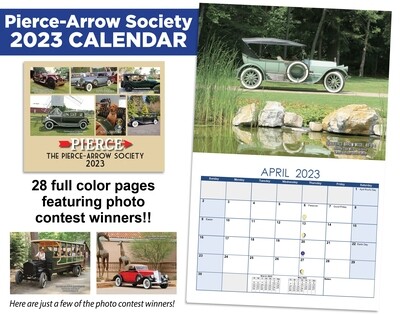 2023 Pierce-Arrow Wall Calendar