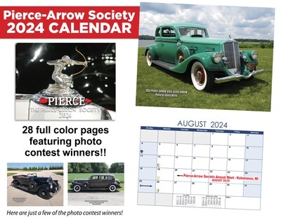 2024 Pierce-Arrow Wall Calendar