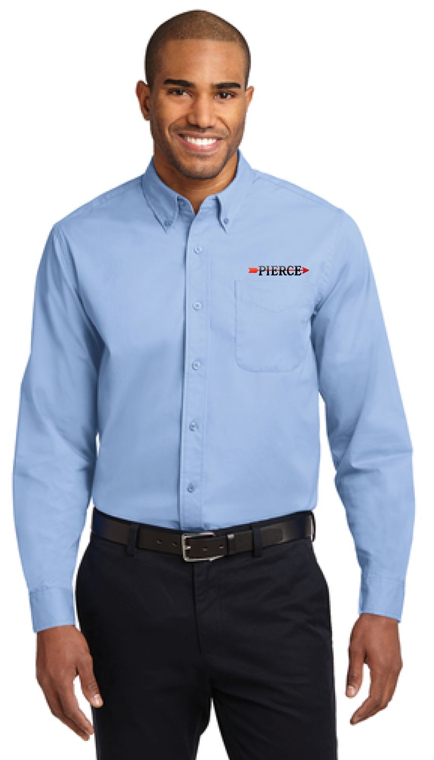 &quot;Pierce-Arrow&quot; Logo Men&#39;s Long Sleeve Dress Shirt