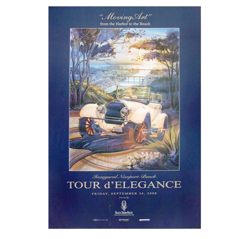 2008 Pierce-Arrow Museum Poster - Newport Beach Concours