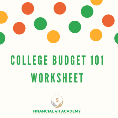 College Version Budget Workbook