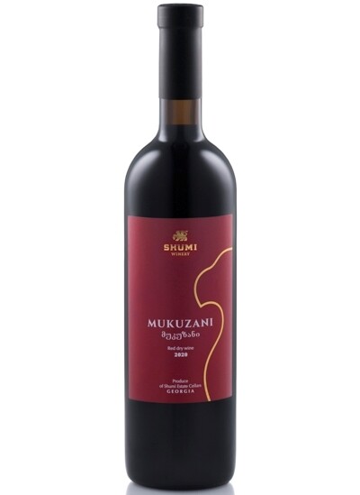 Shumi Mukuzani 2023 Oak-Aged Dry Red Georgian Wine