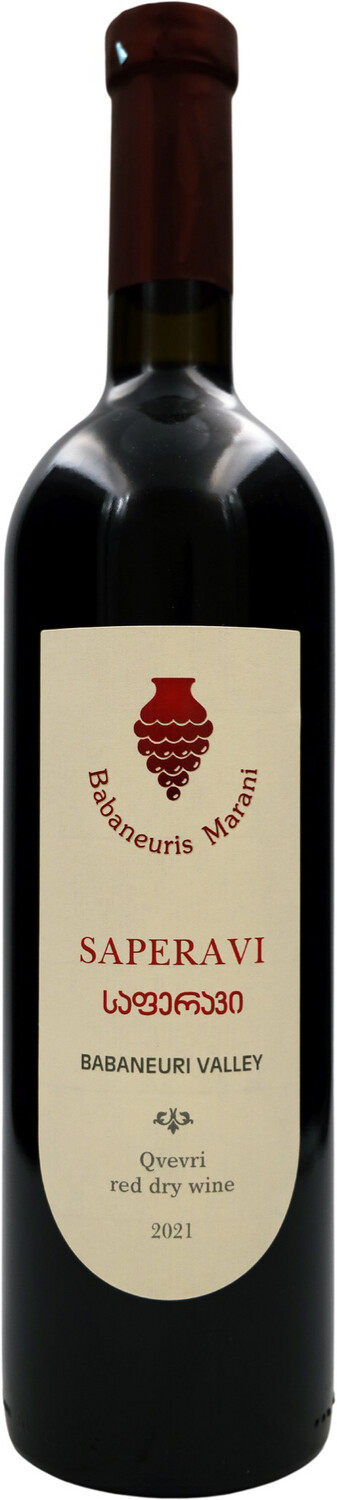 Babaneuri Saperavi Georgian Qvevri Red