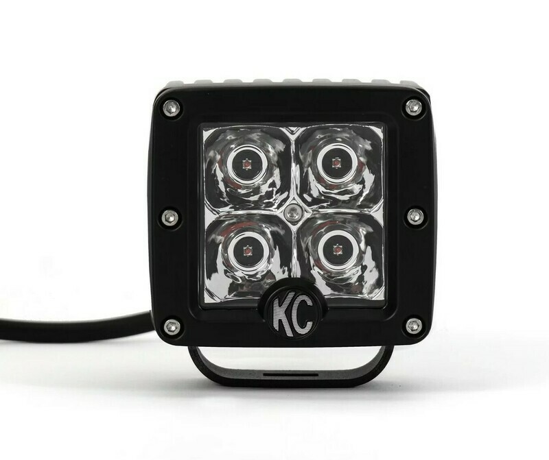 3" C-Series C3 LED Spot with Amber LED Black Single - #1315