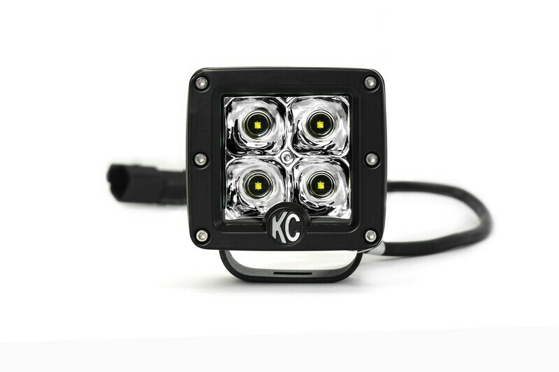 3" C-Series C3 LED Spot Beam Black Single - #1330