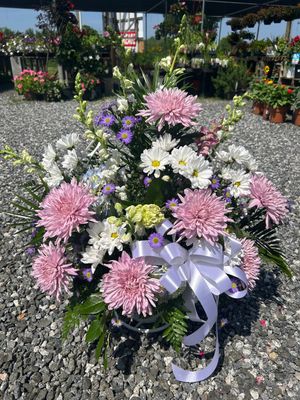 Lavender Grace Tribute Basket