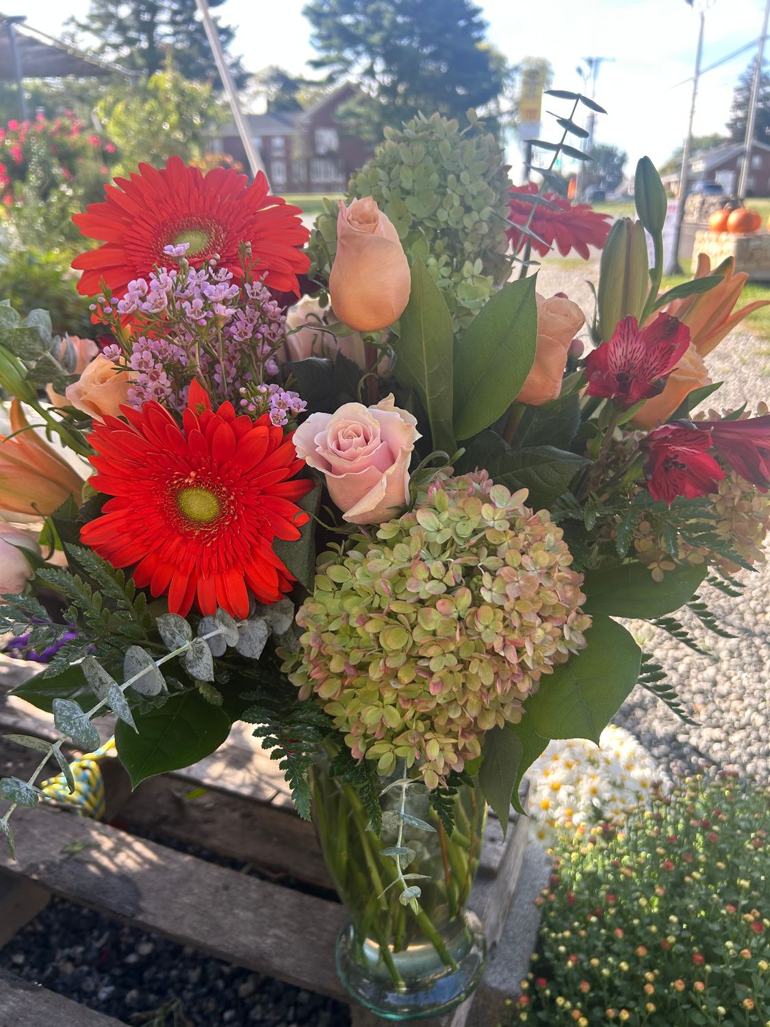 Fall table arrangement