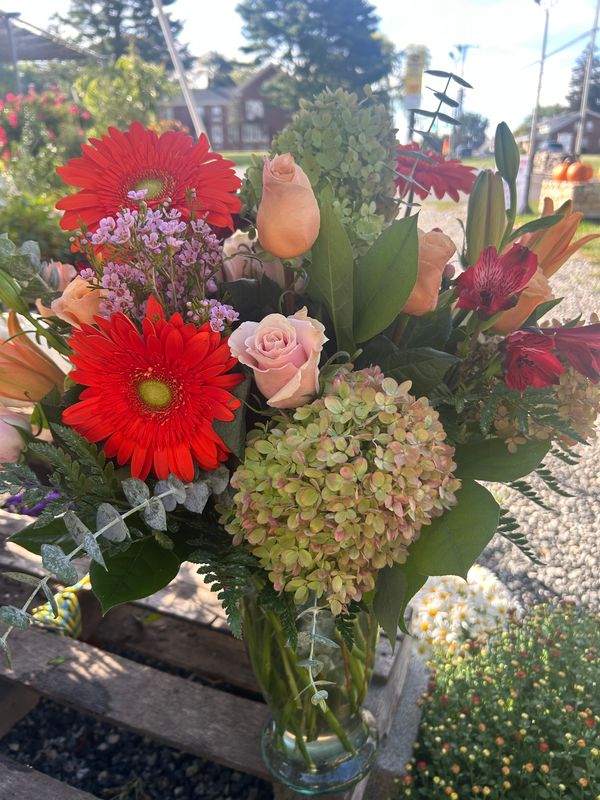 Fall table arrangement