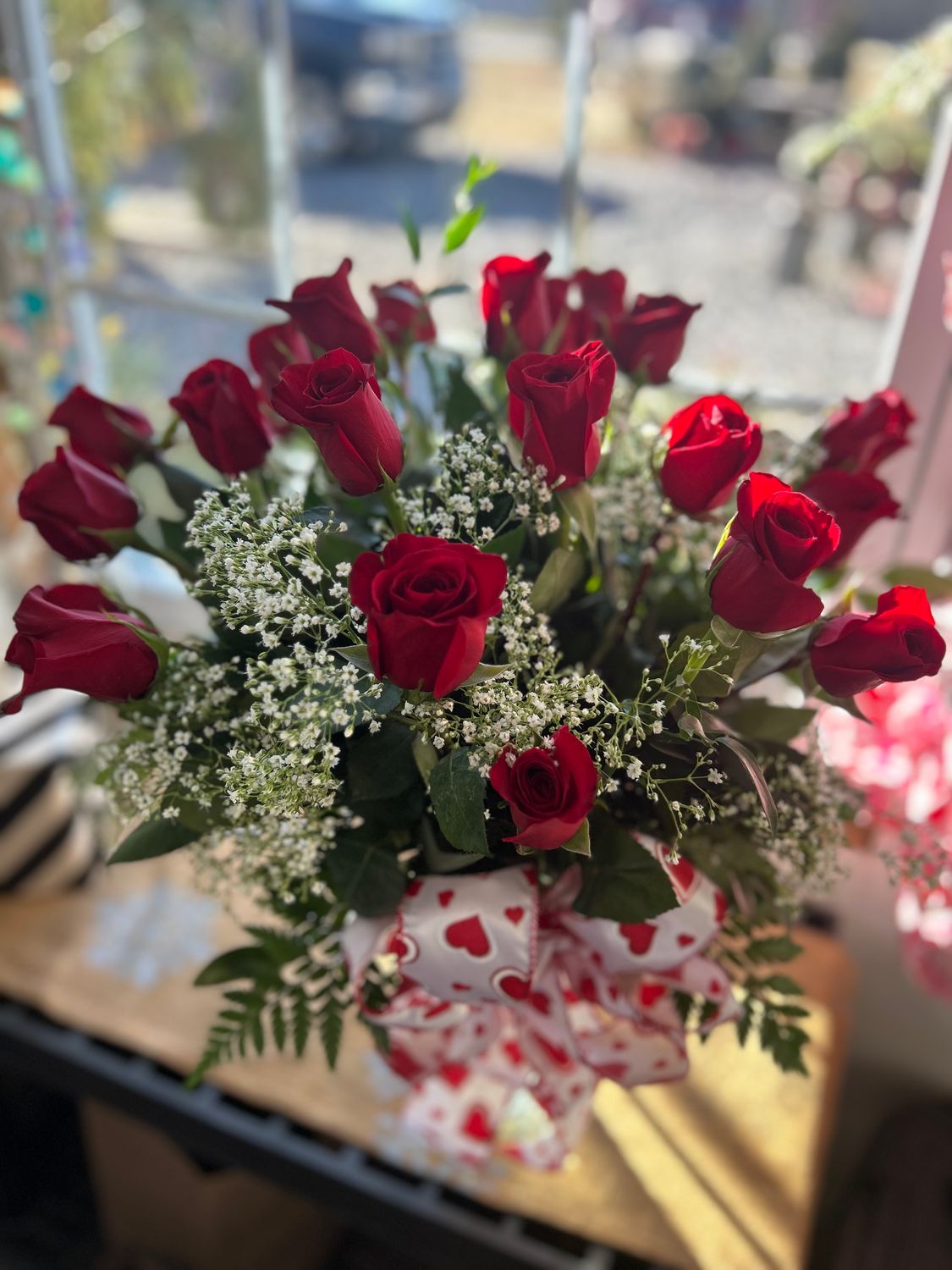 Premium Elegant  36 Red Roses in Vase
