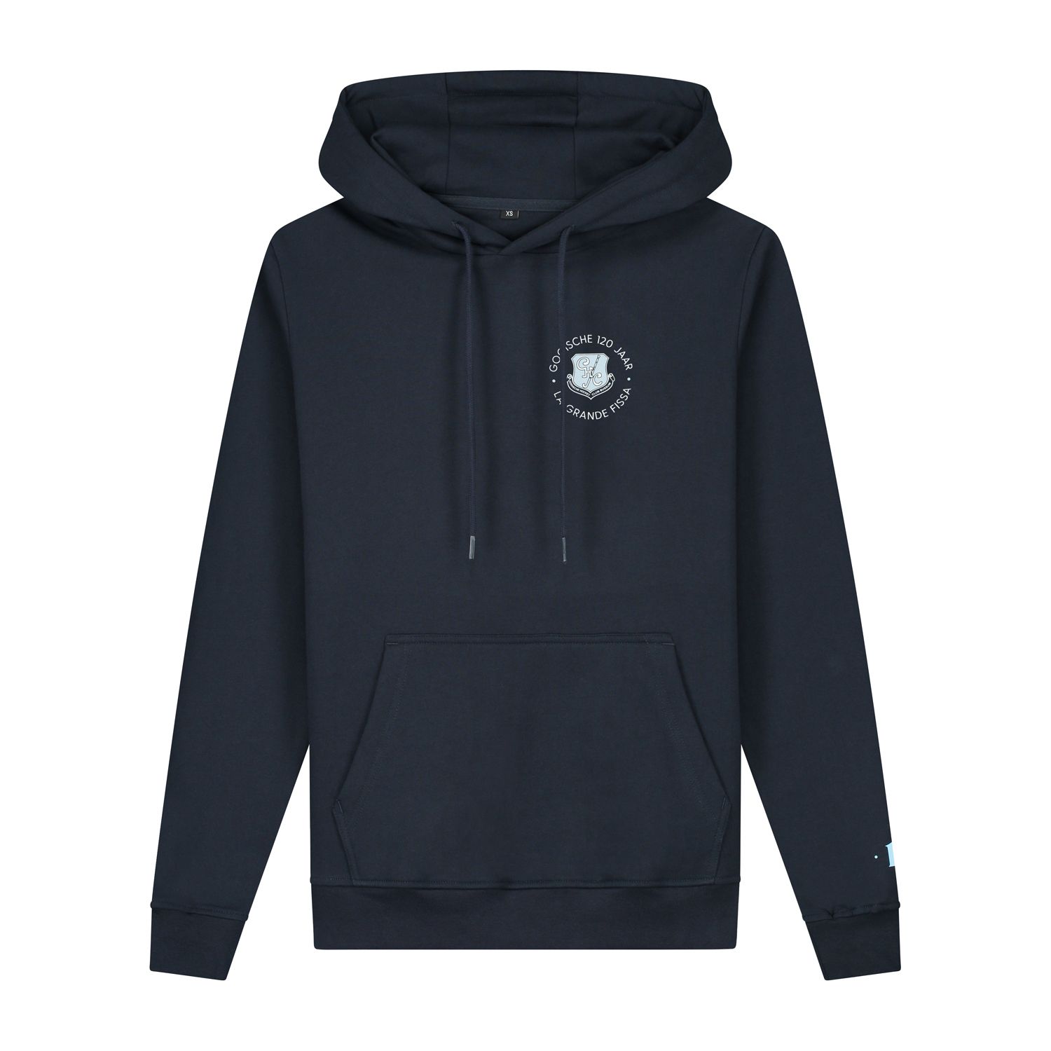 Basic Hoodie met Gooische Lustrum logo  - Kids