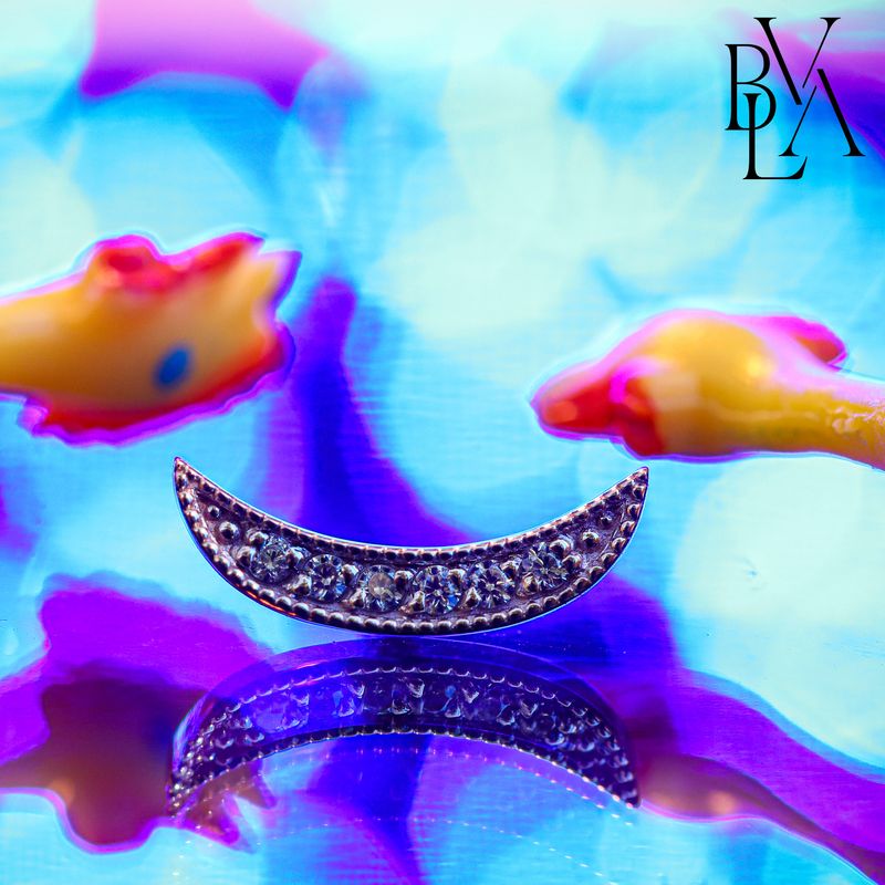 Cumulus CZ 10mm 14g Threaded End 14k White Gold