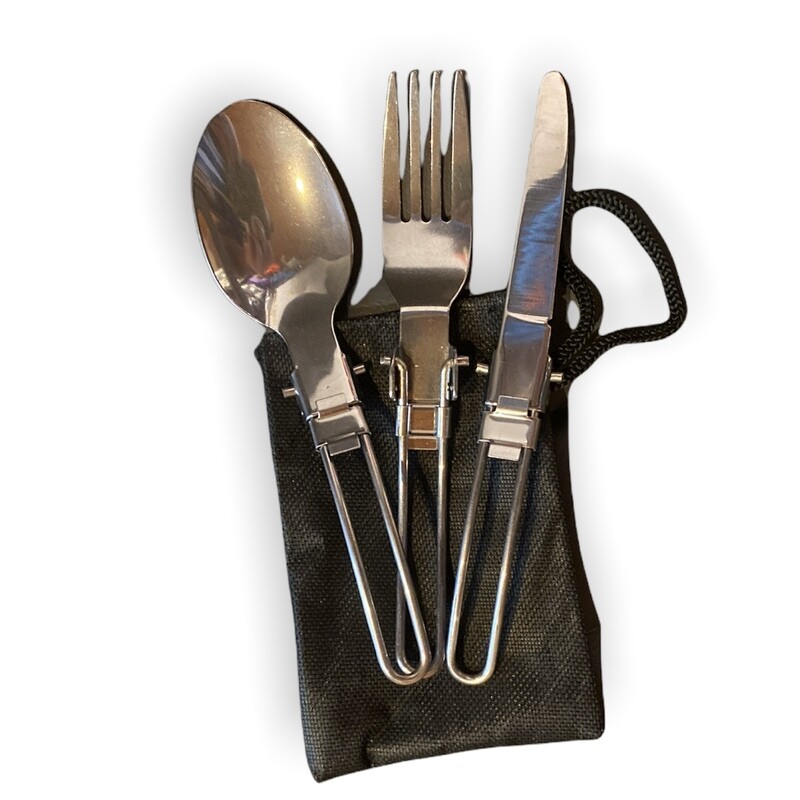 Bakas Kombüse Camping Reisebesteck auf Beutel