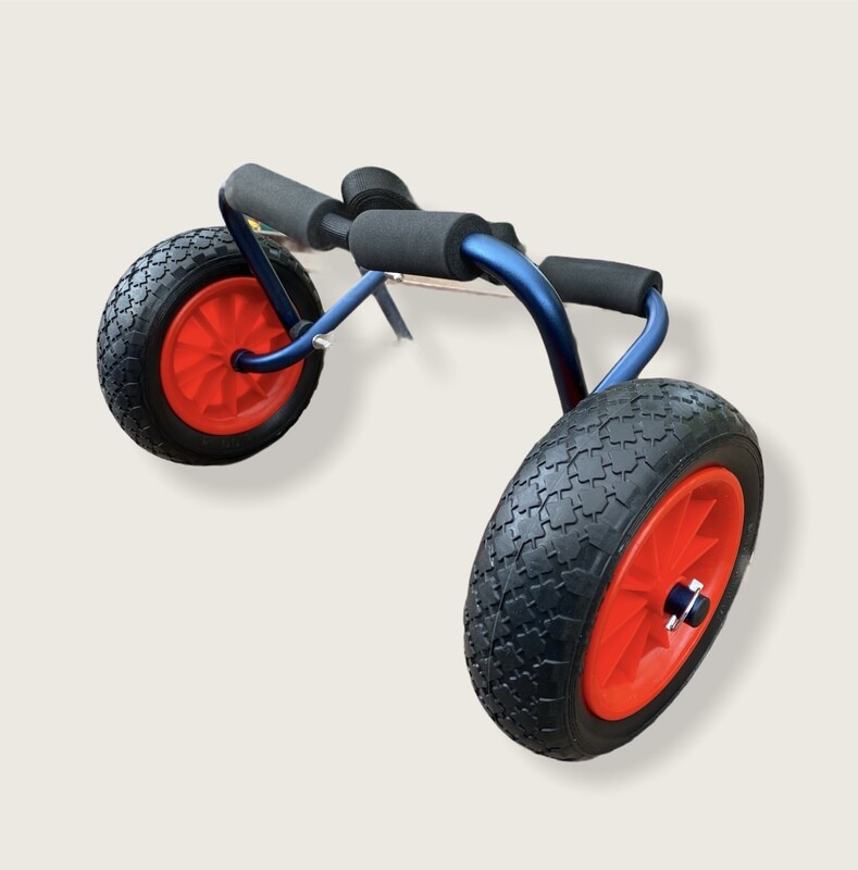 Bakas Bootswagen Transportwagen von Vorne Schwarz