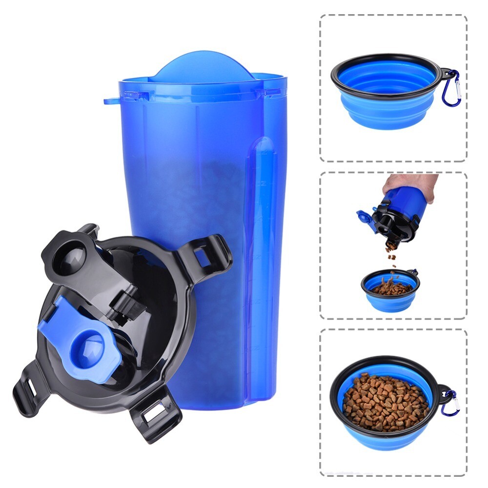 Futterbox + Napf Hund / Katze Outdoor faltbar
