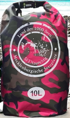 Dry Bag Seesack Pink 2 -30 Liter Camouflage