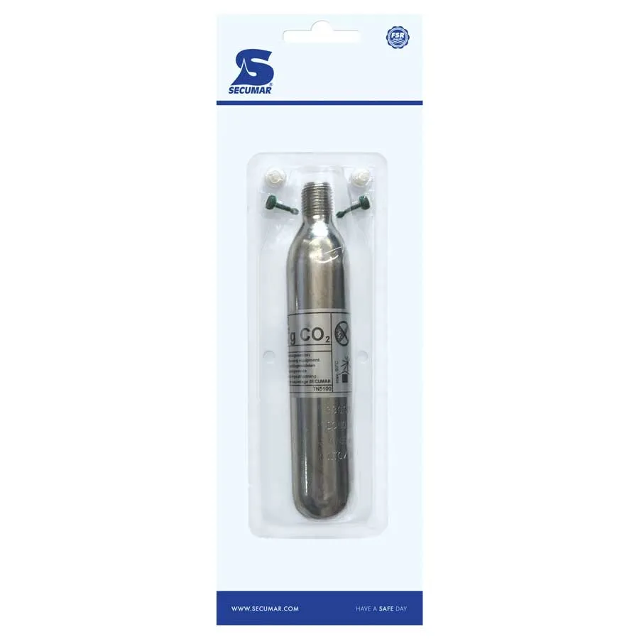 Secumar CO2 Ersatzpatrone 22g CO2-Patrone für Manuelle Auslösung ( Free 100)