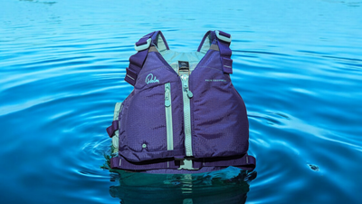 Palm Meander Frauenweste Purple Upd. Schwimmweste Rettungsweste