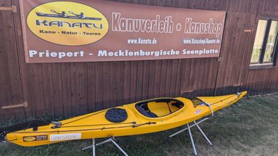 Prijon Seayak Junior gelb Gebraucht Kajak mit Steueranlage 2024