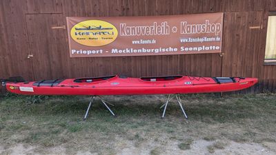 Prijon Excursion EVO rot gebraucht Kajak mit Steueranlage 2020