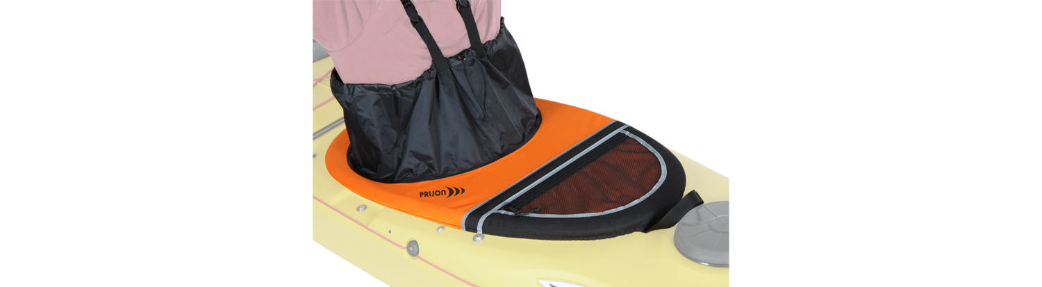 Prijon Nylon Traveller Spritzdecke, Größe:: 1, Farbe:: schwarz/orange
