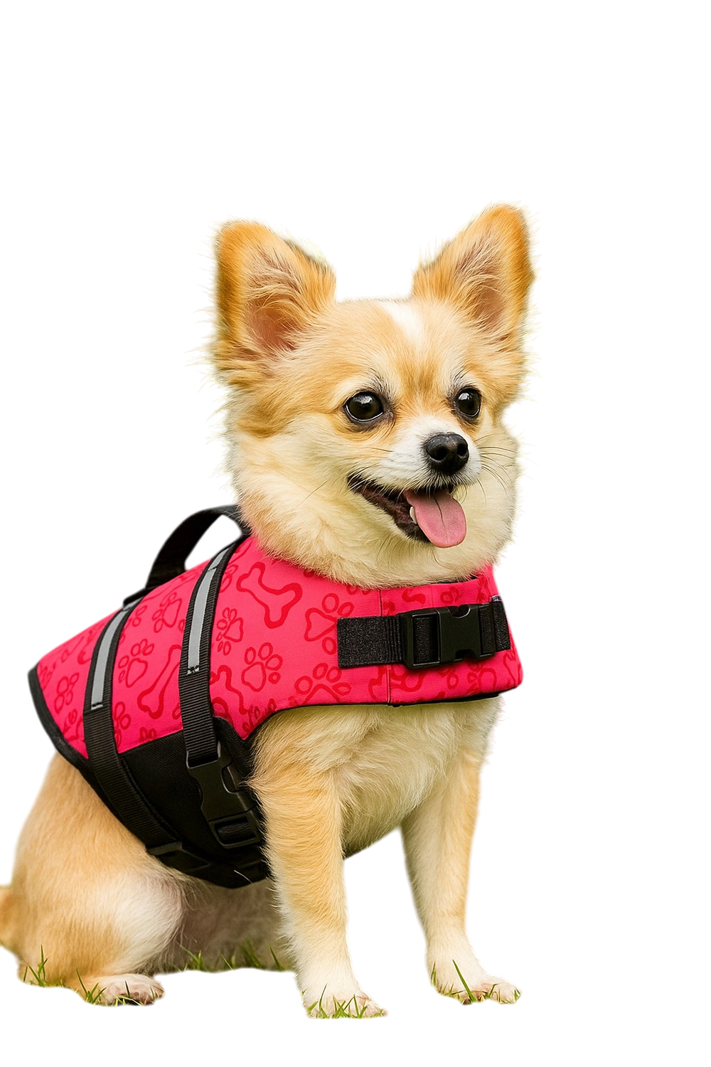 BaKaS Hundeschwimmweste XXS - L pink Rettungsweste Hund Weste, Größe: XXS