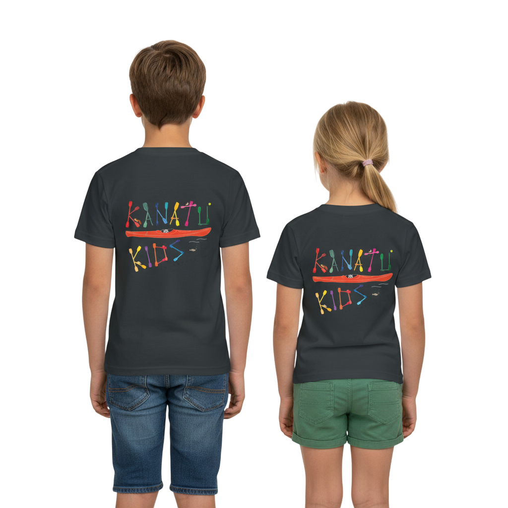 T-Shirt Anthrazit   „Kanatu Kids“