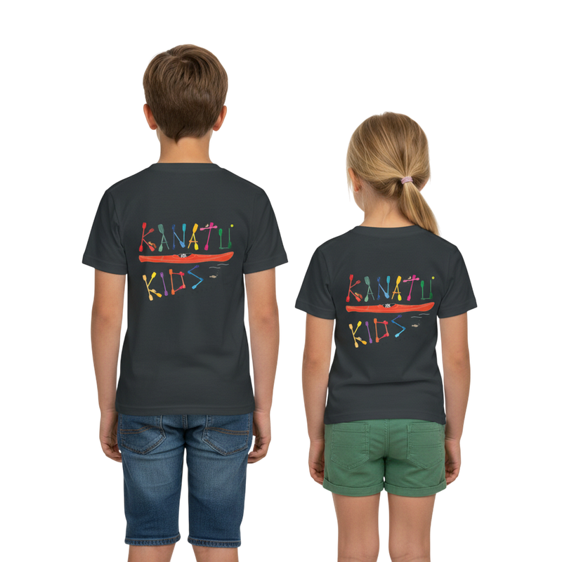 T-Shirt Anthrazit   „Kanatu Kids“