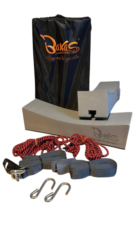 BaKaS Dachträgerpolster Set Rechteckig Dachträger Schaumblock Schaumstoff mit Befestigungsmaterial