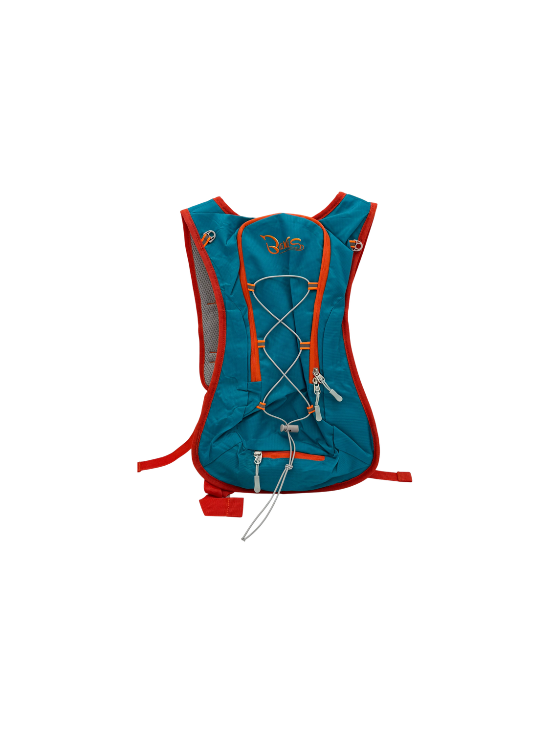 Sport- und Laufrucksack Orange Blau, Ausführung: Ohne Blase