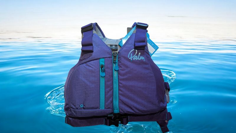 Palm Meander Frauenweste Purple ( Altes Modell ) Schwimmweste Rettungsweste