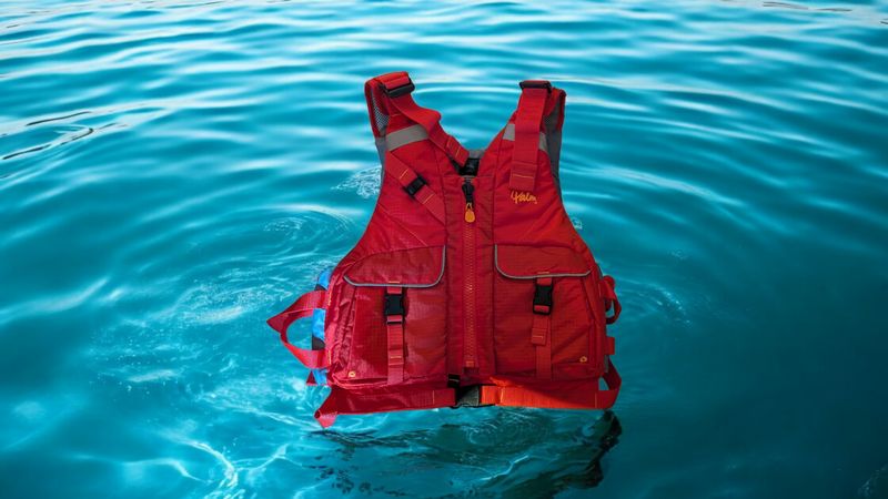 Palm Hydro Weste Red Palm Hydro Weste Rot von Vorne im Wasser