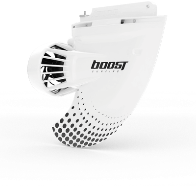 BOOST SURFING Electric Surf Fin Elektromotor für Surfbretter, SUPs und Kajaks