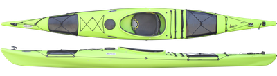 Prijon Lavie hellgrün 1er Kajak Einerkajak See / Tourenkajak