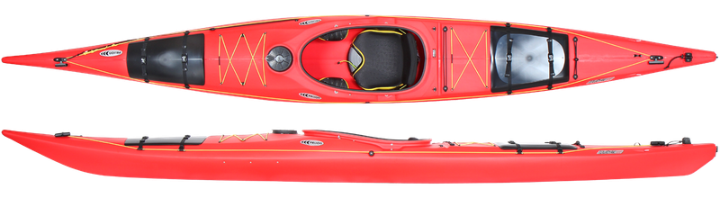 Prijon Touryak 500 rot 1er Kajak Wander / Tourenkajak