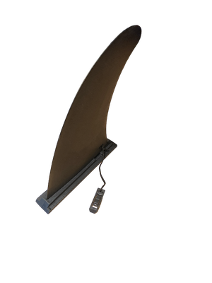 Bakas SUP Finne Schwarz von vorne